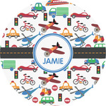 Transportation Multipurpose Round Labels - 5" (Personalized)