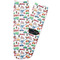 Transportation Adult Crew Socks - Single Pair - Front and Back