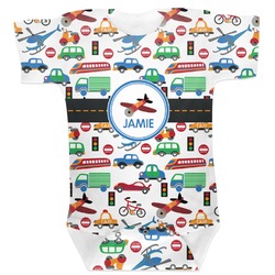 Transportation Baby Bodysuit 0-3 (Personalized)