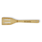 Transportation Bamboo Slotted Spatula - Double Sided (Personalized)