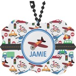 Transportation Rear View Mirror Charm (Personalized)