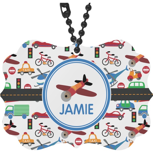 Custom Transportation Rear View Mirror Decor (Personalized)