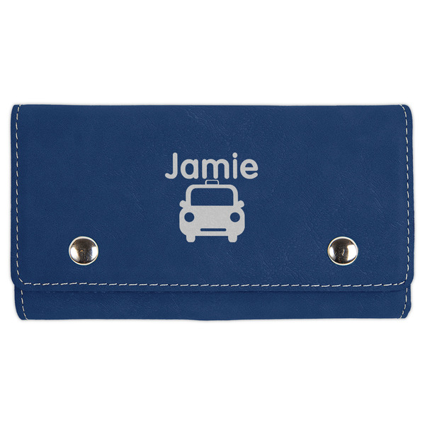 Custom Transportation Cards & Dice Set - Navy Blue (Personalized)