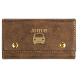 Transportation Cards & Dice Set - Rustic Brown (Personalized)