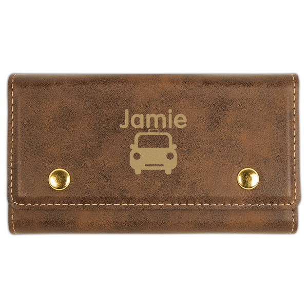 Custom Transportation Cards & Dice Set - Rustic Brown (Personalized)