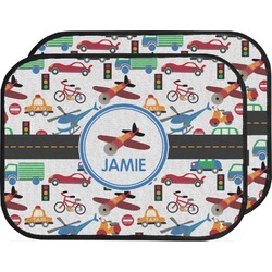 Transportation Car Floor Mats (Back Seat) (Personalized)