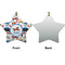 Transportation Ceramic Flat Ornament - Star Front & Back (APPROVAL)