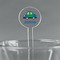 Transportation Clear Plastic 7" Stir Stick - Round - Main