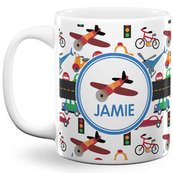 Transportation 11 Oz Coffee Mug - White (Personalized)