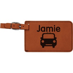 Transportation Leatherette Luggage Tag (Personalized)