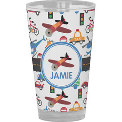 Transportation Pint Glass - Full Color (Personalized)
