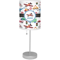 Transportation 7" Drum Lamp with Shade Linen (Personalized)