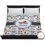 Transportation Duvet Cover - King (Personalized)