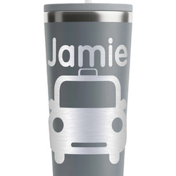 Transportation RTIC Everyday Tumbler with Straw - 28oz - Grey - Double-Sided (Personalized)