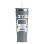 Transportation RTIC Everyday Tumbler with Straw - 28oz - Grey - Double-Sided (Personalized)