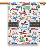 Transportation 28" House Flag (Personalized)