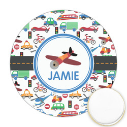 Transportation Printed Cookie Topper - 2.5" (Personalized)
