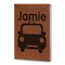 Transportation Leatherette Journals - Large - Double Sided - Angled View