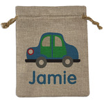 Transportation Burlap Gift Bag (Personalized)