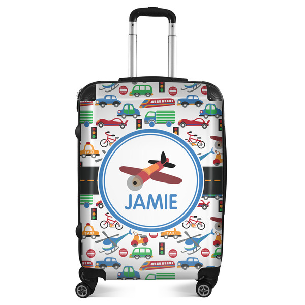 Custom Transportation Suitcase - 24" Medium - Checked (Personalized)