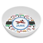 Transportation Melamine Bowl - 8 oz (Personalized)