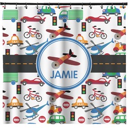 Transportation Shower Curtain - 71" x 74" (Personalized)