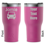 Transportation RTIC Tumbler - Magenta - Laser Engraved - Double-Sided (Personalized)