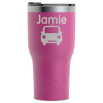 Transportation RTIC Tumbler - Magenta - Laser Engraved - Single-Sided (Personalized)