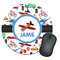 Transportation Round Mouse Pad