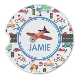 Transportation Sandstone Car Coaster - Single (Personalized)