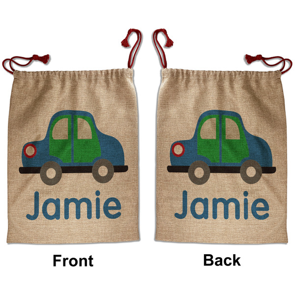 Custom Transportation Santa Sack - Front & Back (Personalized)