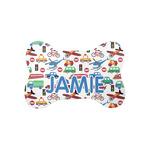 Transportation Bone Shaped Dog Food Mat (Small) (Personalized)