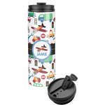 Transportation Stainless Steel Skinny Tumbler (Personalized)