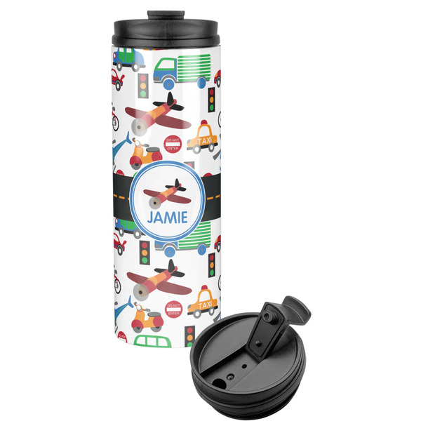 Custom Transportation Stainless Steel Skinny Tumbler (Personalized)