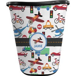 Transportation Waste Basket - Single Sided (Black) (Personalized)