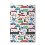 Transportation Waffle Weave Golf Towel (Personalized)