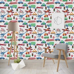 Transportation Wallpaper & Surface Covering (Water Activated - Removable)