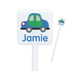 Transportation Square Plastic Stir Sticks (Personalized)