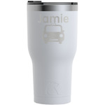 Transportation RTIC Tumbler - White - Engraved Front (Personalized)