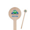 Transportation Wooden 7.5" Stir Stick - Round - Closeup