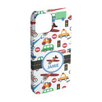 Transportation iPhone Case - Plastic - iPhone 15 (Personalized)