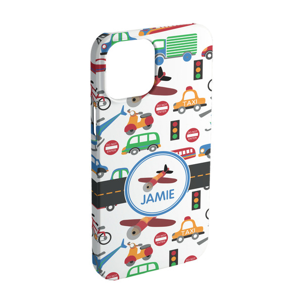 Custom Transportation iPhone Case - Plastic - iPhone 15 (Personalized)