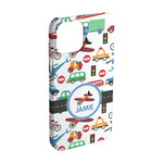 Transportation iPhone Case - Plastic - iPhone 15 Pro (Personalized)