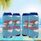 Helicopter 16oz Can Sleeve - Set of 4 - LIFESTYLE