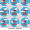 Helicopter 2" Multipurpose Round Labels - Sheet