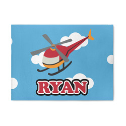 Helicopter 5' x 7' Indoor Area Rug (Personalized)