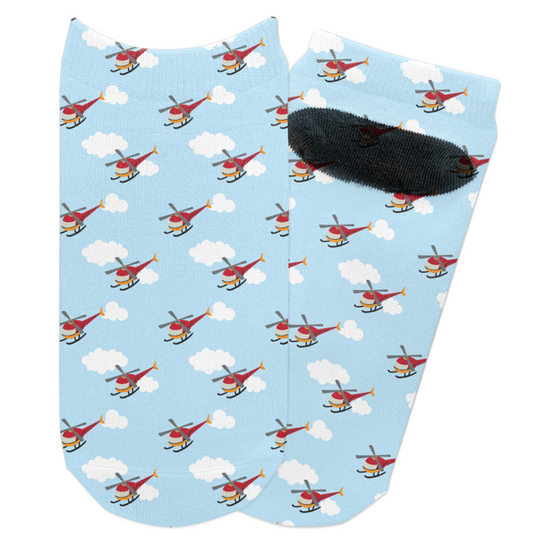 Custom Helicopter Adult Ankle Socks