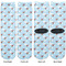 Helicopter Adult Crew Socks - Double Pair - Front and Back - Apvl