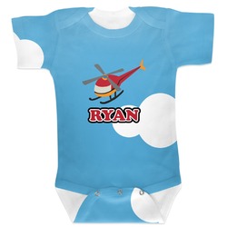Helicopter Baby Bodysuit 3-6 (Personalized)
