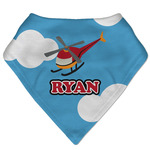 Helicopter Bandana Bib (Personalized)